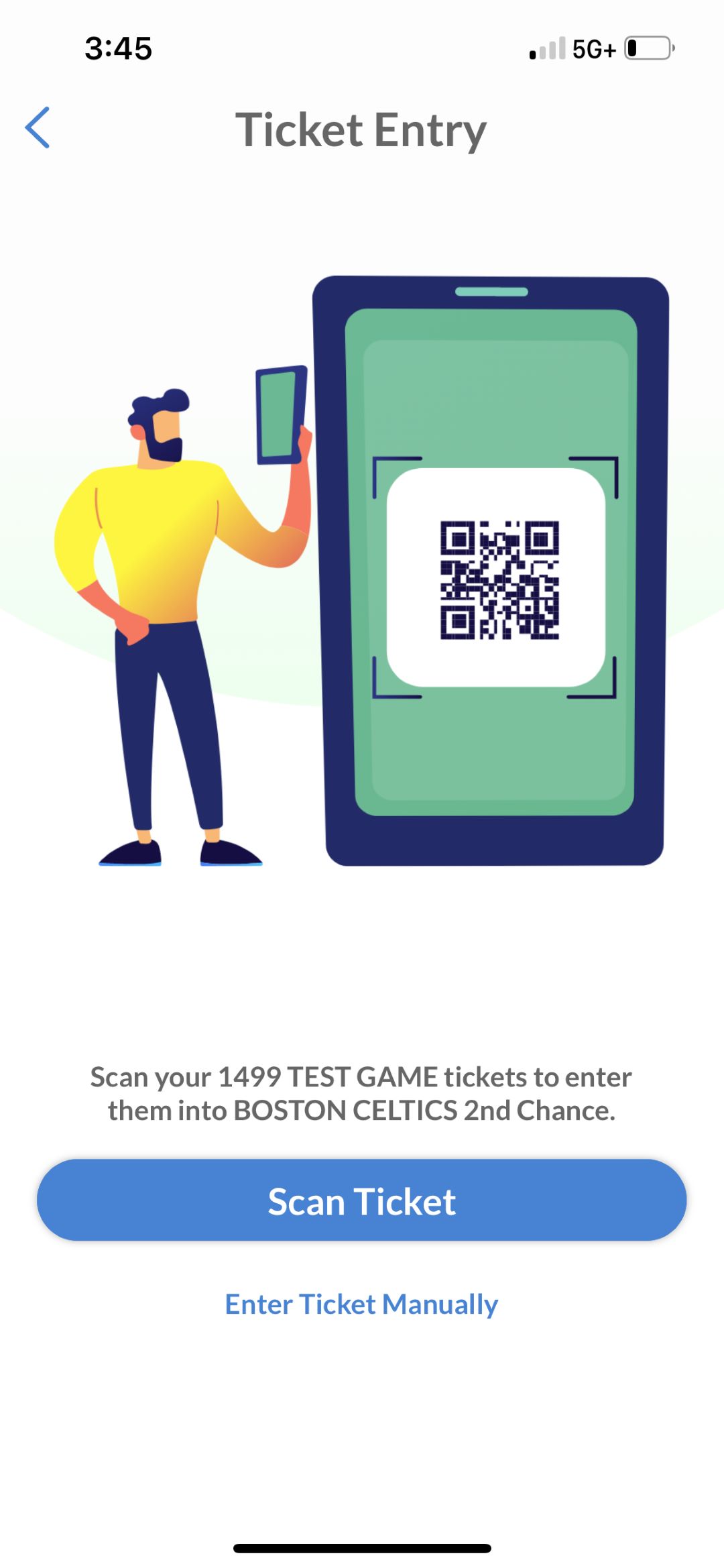 screenshot of mobile app Powerball page